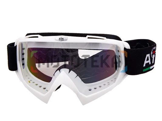 Мотоочки кроссовые AiM (Аим) 634-700 White