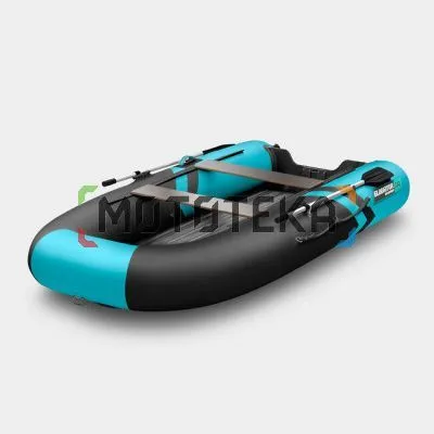 Лодка ПВХ GLADIATOR (Гладиатор) E 330 SL чёрный/бирюзовый (Спб)