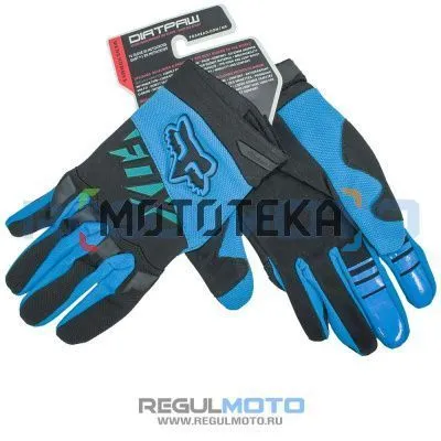 Перчатки FOX (Фокс) 1 Синий/черный M