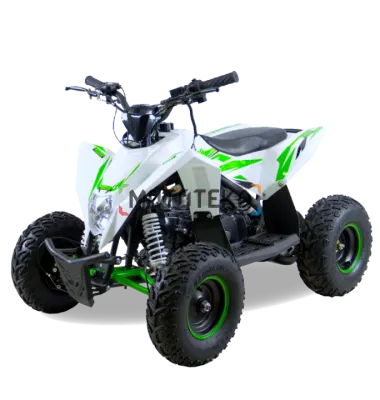 Квадроцикл детский Motax (Мотакс) GEKKON 90 (машинокомплект) белый/зеленый (машинокомплект)