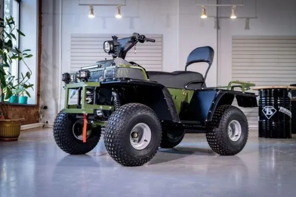 Квадробукс Бурлак Росомаха 500 ХАКИ 20 л.с.. эл. запуск (машинокомплект) | Мототека