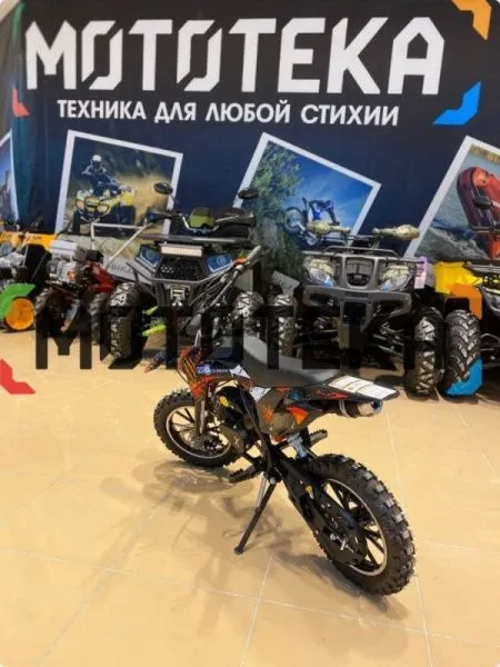 Мотоцикл кроссовый / эндуро Motax (Мотакс) Мини - кросс 50 ES (эл./ст.) чёрный/красный для детей | Мототека
