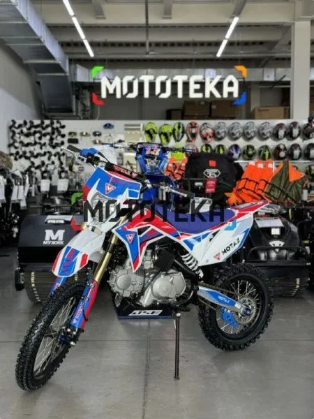 Питбайк Motax (Мотакс) MX 140 17/14 белый/синий | Мототека