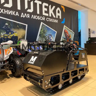 Мотобуксировщик Мужик LUXE М500 1450. 22 л.с.. катковая. с реверсом. с тормозом. с подогревом