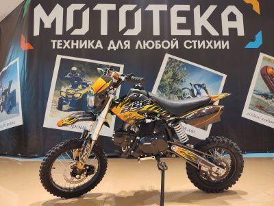 Питбайк BSE (БСЕ) EVO 110e Hotrod Red 14/12 M (мех. КПП) жёлтый