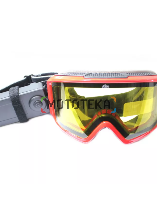 Очки снегоходные AiM (Аим) (PRO) 190-103 Accu Heated Goggles Red